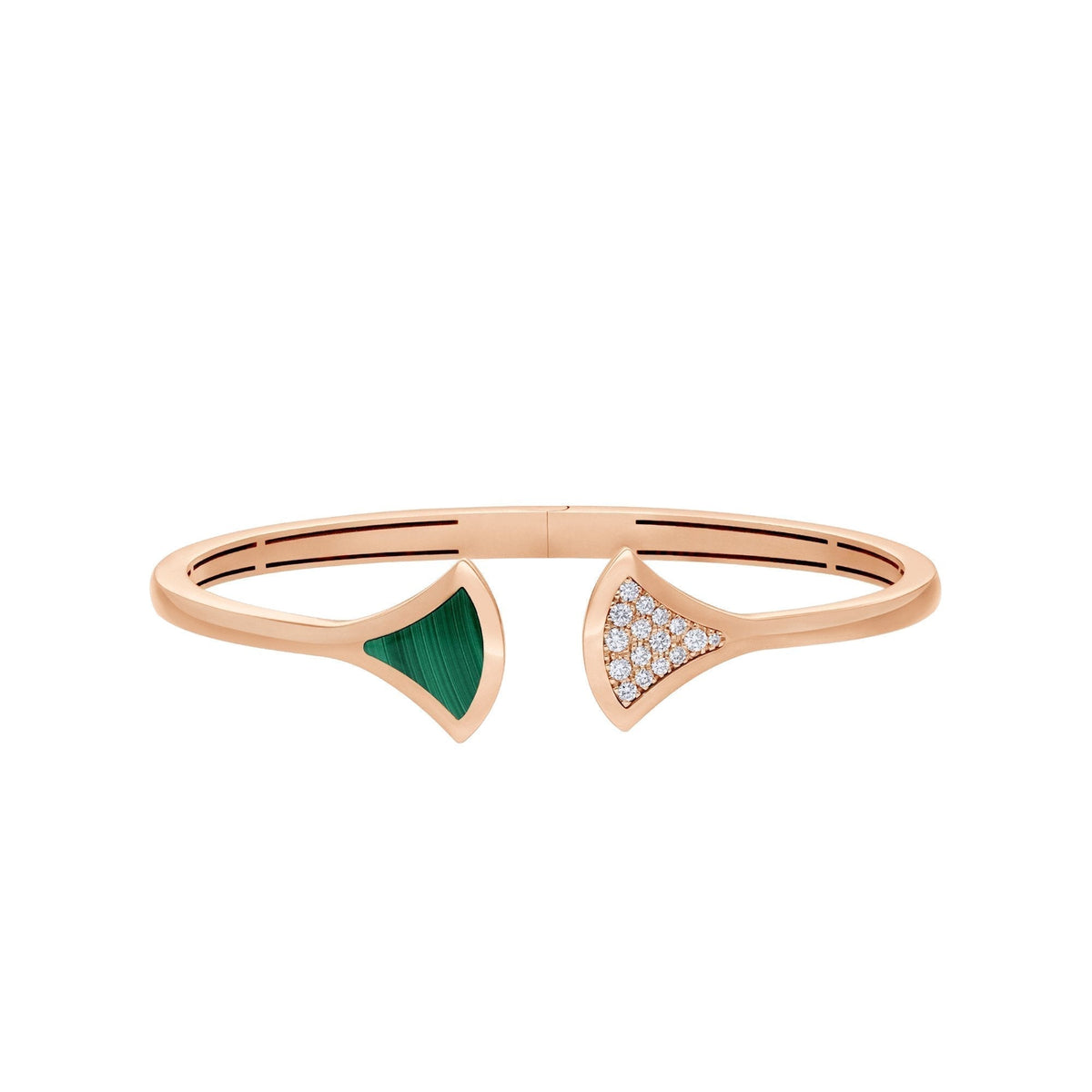 [⭐Shinejoy]DREAM BRACELET OPEN MALACHITE PINK GOLD