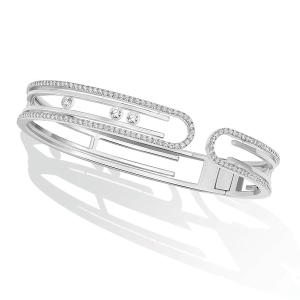 [Shinejoy]MOVE 10TH PAVED DIAMOND BRACELET
