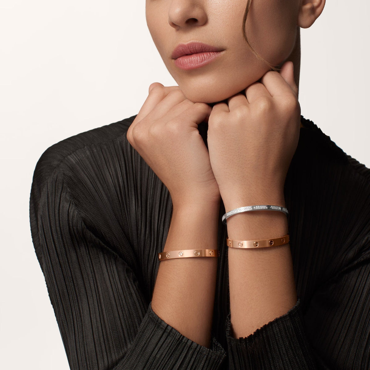 [⭐Shinejoy]LOVE BRACELET 6.1MM BRUSHED