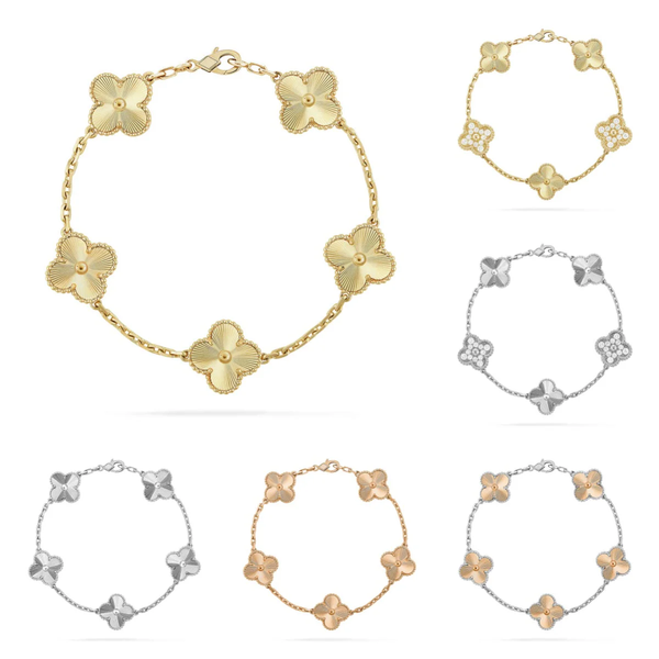 [⭐Shinejoy] CLOVER 5 MOTIF LASER BRACELET COLLECTION