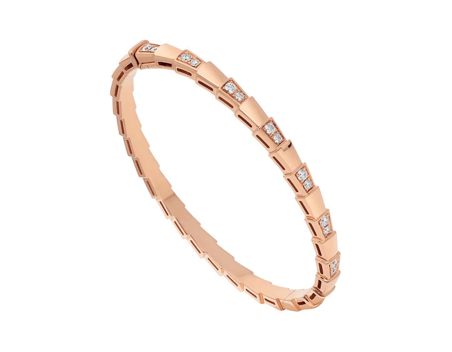 [⭐Shinejoy]SERPENTI SMALL BRACELET PINK GOLD DIAMOND