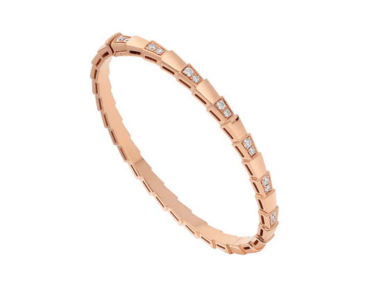 [⭐Shinejoy]SERPENTI SMALL BRACELET PINK GOLD DIAMOND