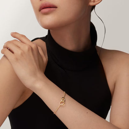 [⭐Shinejoy]LOVE BRACELET DOUBLE RING