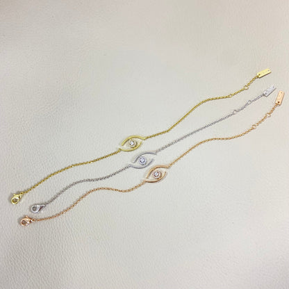 [⭐Shinejoy]Demo Eye Pave-Set Diamond Bracelet