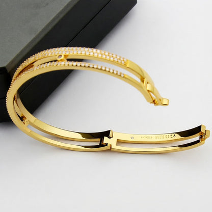 [⭐Shinejoy]Move Romane pavé bangle