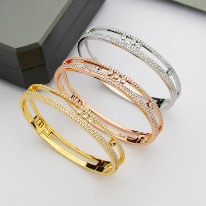[⭐Shinejoy]Move Romane pavé bangle