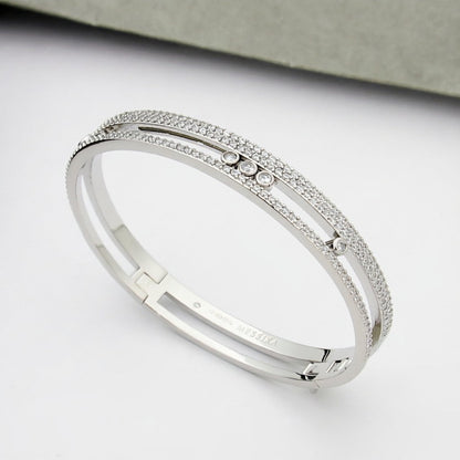 [⭐Shinejoy]Move Romane pavé bangle