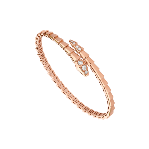 [⭐Shinejoy]SERPENTI BRACELET DIAMONDS PINK GOLD