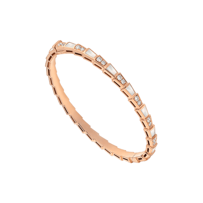 [⭐Shinejoy]SERPENTI BRACELET PINK GOLD MOP DIAMOND