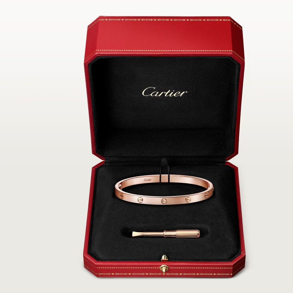 [⭐Shinejoy]LOVE BRACELET 4.8MM 4 DIAMONDS