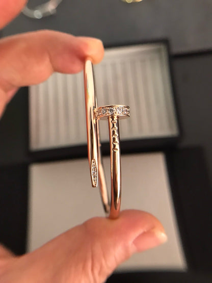 [⭐Shinejoy]JUSTE BRACELET 3.5MM DIAMONDS