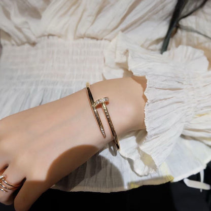 [⭐Shinejoy]JUSTE BRACELET 3.5MM DIAMONDS