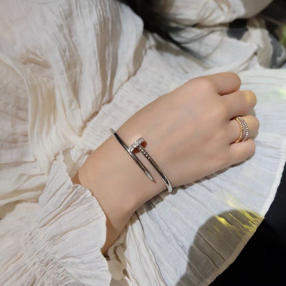 [⭐Shinejoy]JUSTE BRACELET 3.5MM DIAMONDS