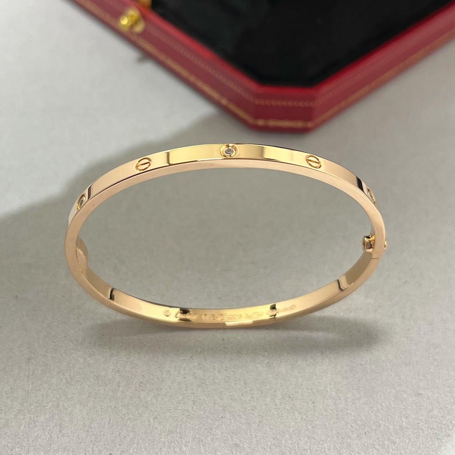[⭐Shinejoy]LOVE BRACELET 3.65MM 6 DIAMONDS