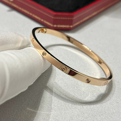 [⭐Shinejoy]LOVE BRACELET 3.65MM 6 DIAMONDS