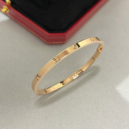 [⭐Shinejoy]LOVE BRACELET 3.65MM 6 DIAMONDS