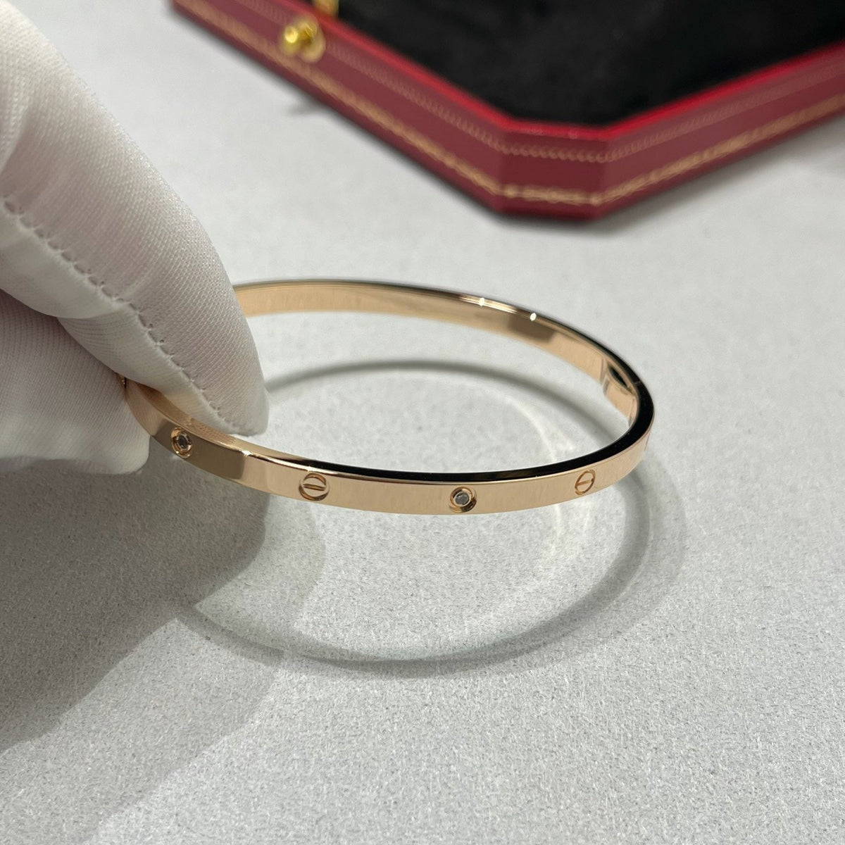 [⭐Shinejoy]LOVE BRACELET 3.65MM 6 DIAMONDS