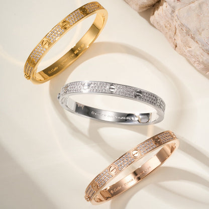 [⭐Shinejoy]LOVE BRACELET 6.1MM DIAMOND-PAVED