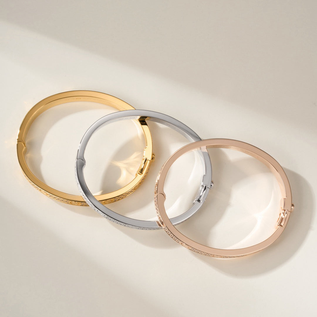 [⭐Shinejoy]LOVE BRACELET 6.1MM DIAMOND-PAVED