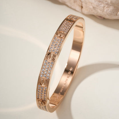 [⭐Shinejoy]LOVE BRACELET 6.1MM DIAMOND-PAVED