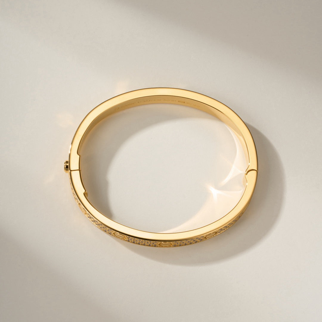 [⭐Shinejoy]LOVE BRACELET 6.1MM DIAMOND-PAVED