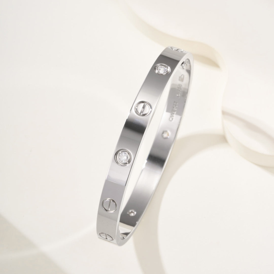 [⭐Shinejoy]LOVE BRACELET 6.1MM 4 DIAMONDS