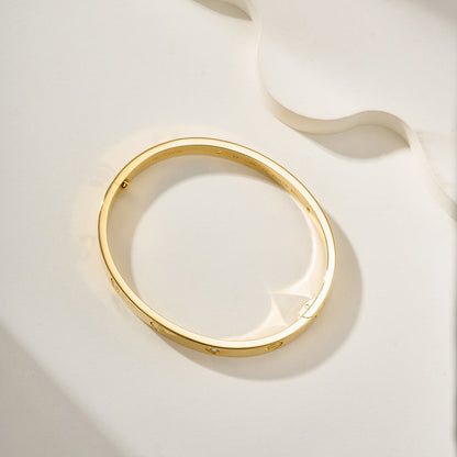 [⭐Shinejoy]LOVE BRACELET 6.1MM 4 DIAMONDS
