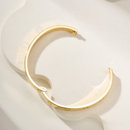 [⭐Shinejoy]LOVE BRACELET 6.1MM 4 DIAMONDS