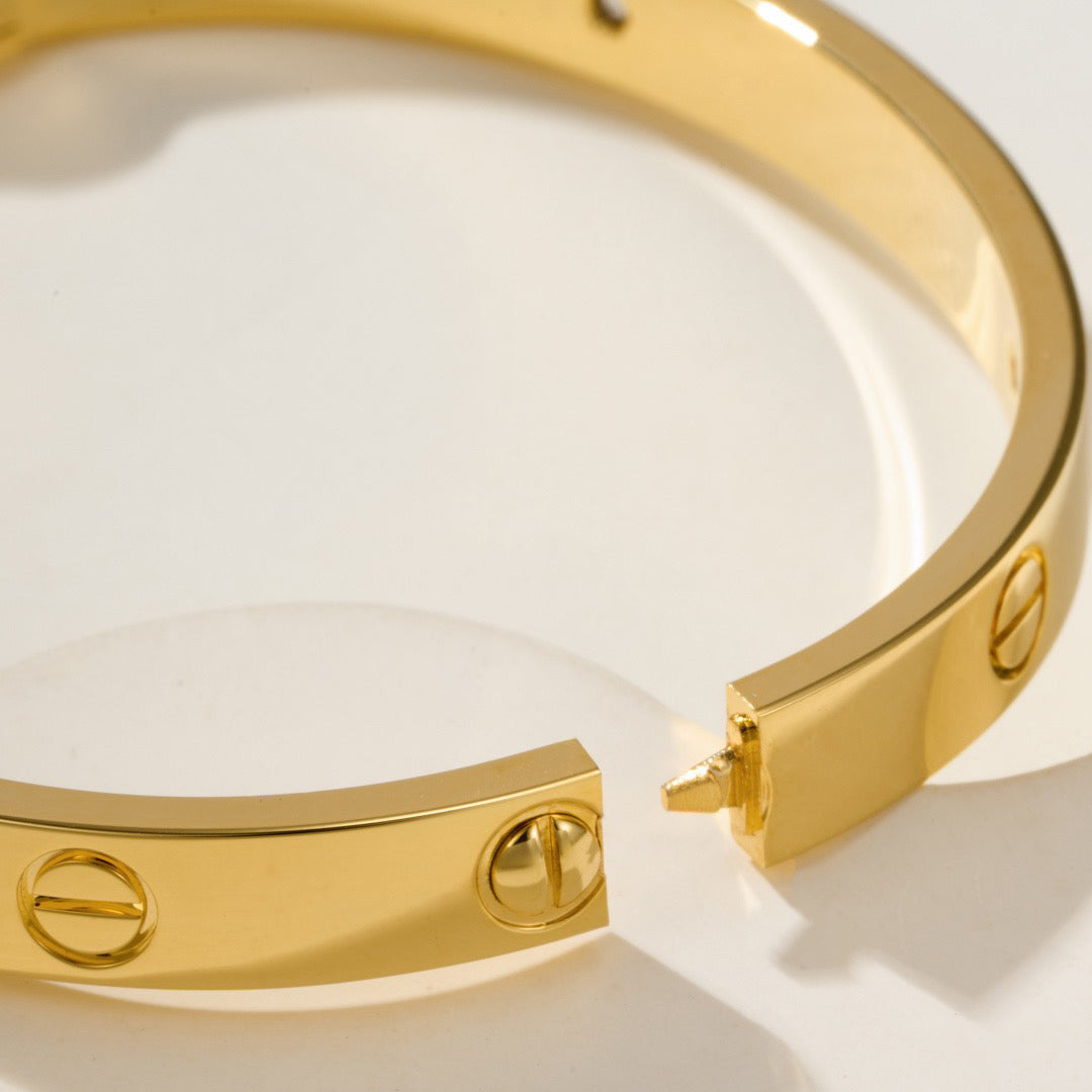 [⭐Shinejoy]LOVE BRACELET 6.1MM 4 DIAMONDS