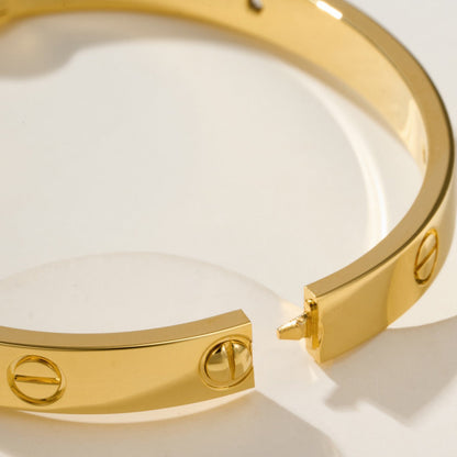 [⭐Shinejoy]LOVE BRACELET 6.1MM 4 DIAMONDS