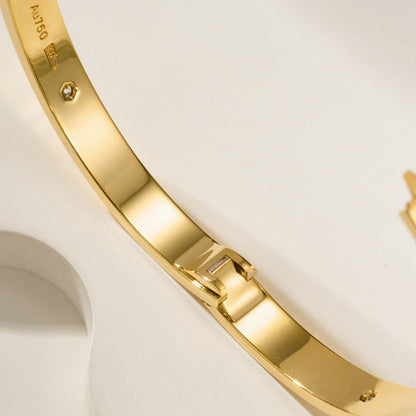 [⭐Shinejoy]LOVE BRACELET 6.1MM 4 DIAMONDS