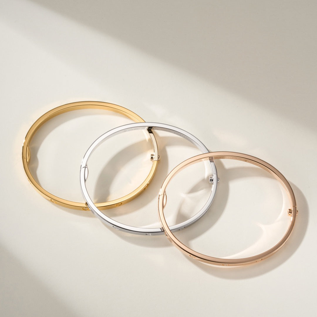 [⭐Shinejoy]LOVE BRACELET 3.65MM 6 DIAMONDS