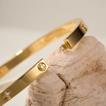 [⭐Shinejoy]LOVE BRACELET 3.65MM 6 DIAMONDS