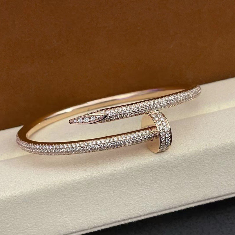 [⭐Shinejoy]JUSTE BRACELET 3.5MM ALL DIAMONDS