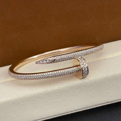 [⭐Shinejoy]JUSTE BRACELET 3.5MM ALL DIAMONDS