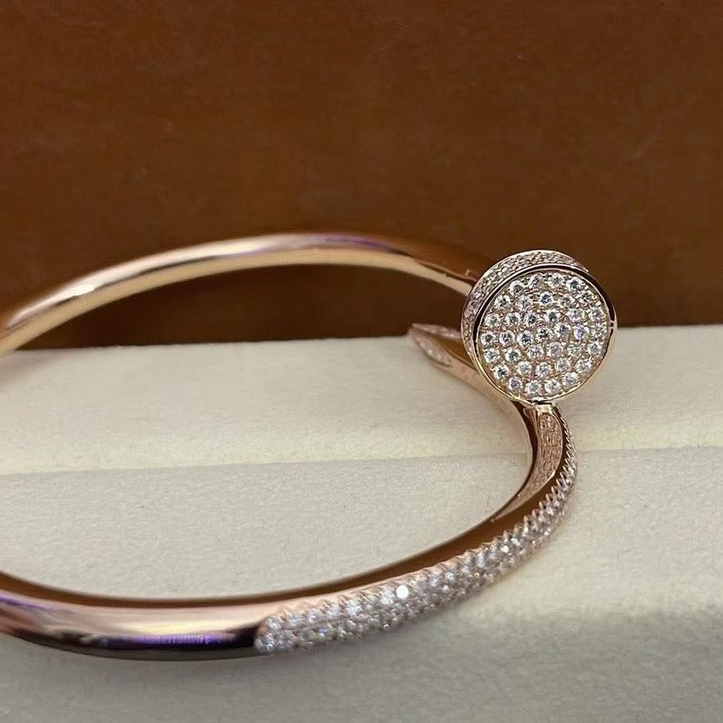 [⭐Shinejoy]JUSTE BRACELET 3.5MM ALL DIAMONDS