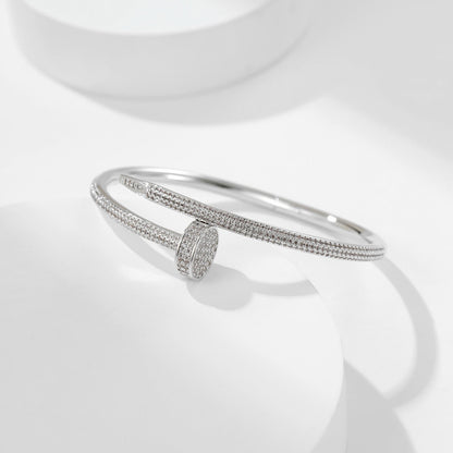 [⭐Shinejoy]JUSTE BRACELET 3.5MM ALL DIAMONDS