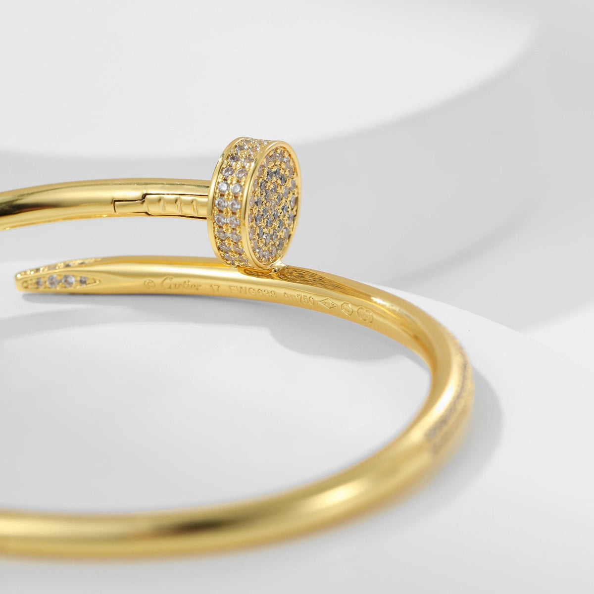 [⭐Shinejoy]JUSTE BRACELET 3.5MM ALL DIAMONDS