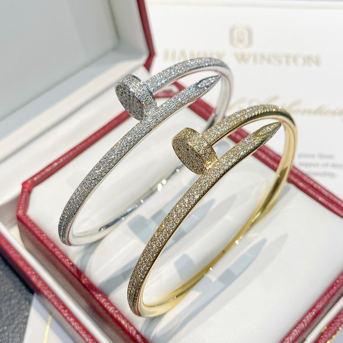 [⭐Shinejoy]JUSTE BRACELET 3.5MM ALL DIAMONDS