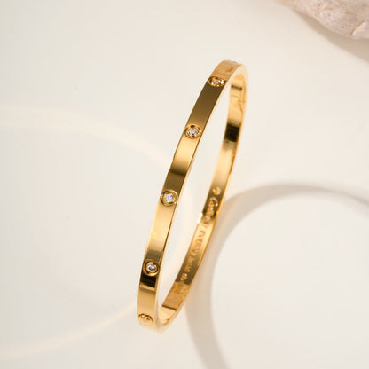 [⭐Shinejoy]LOVE BRACELET 3.65MM 10 DIAMONDS