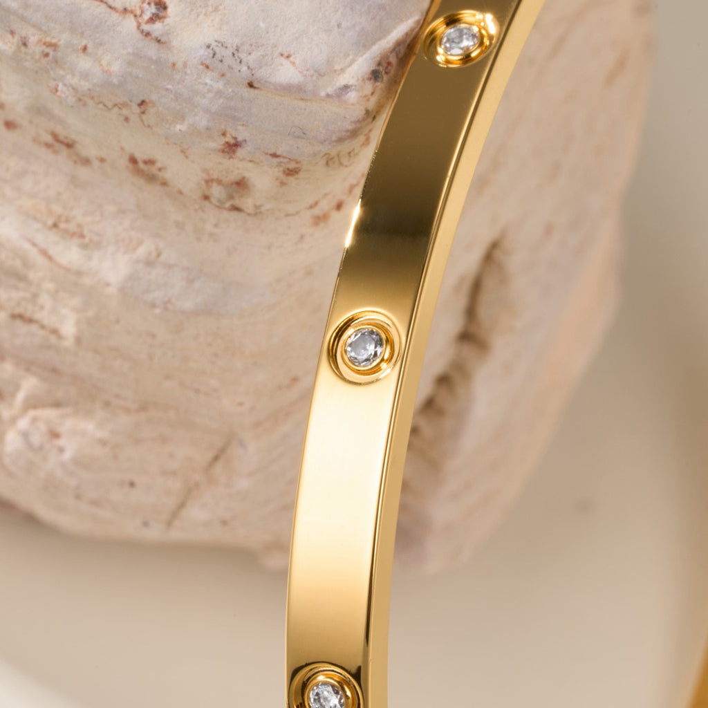 [⭐Shinejoy]LOVE BRACELET 3.65MM 10 DIAMONDS