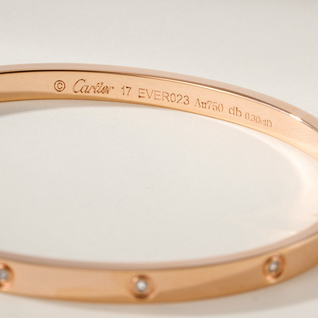 [⭐Shinejoy]LOVE BRACELET 3.65MM 10 DIAMONDS