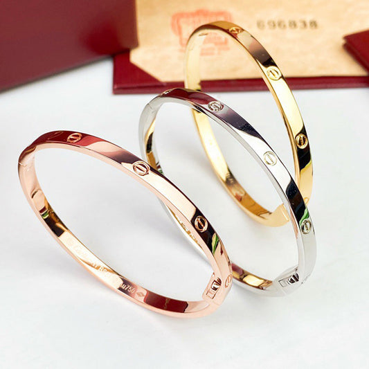 [⭐Shinejoy]LOVE BRACELET 3.65MM NO DIAMONDS