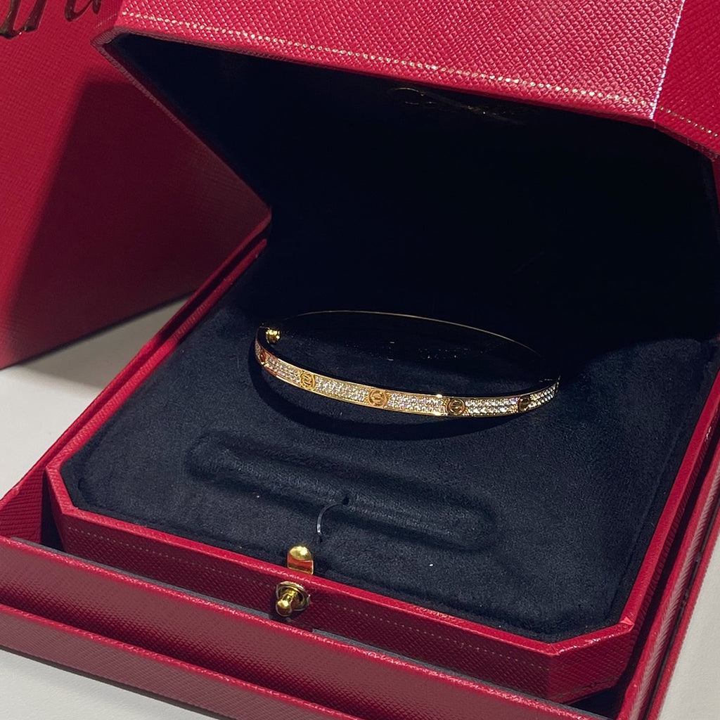 [⭐Shinejoy]LOVE BRACELET 3.65MM DIAMOND-PAVED