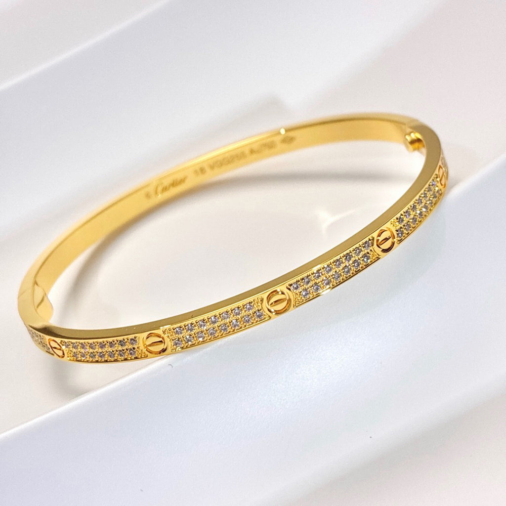 [⭐Shinejoy]LOVE BRACELET 3.65MM DIAMOND-PAVED