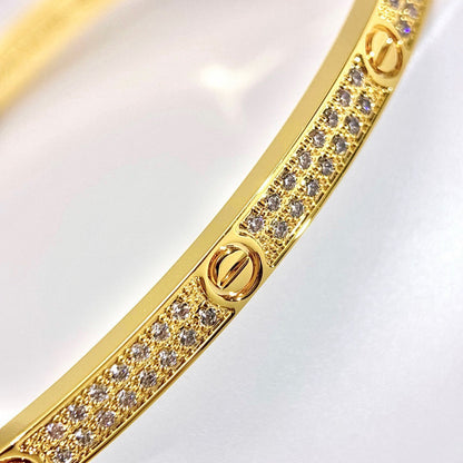 [⭐Shinejoy]LOVE BRACELET 3.65MM DIAMOND-PAVED
