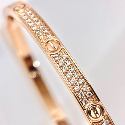 [⭐Shinejoy]LOVE BRACELET 3.65MM DIAMOND-PAVED