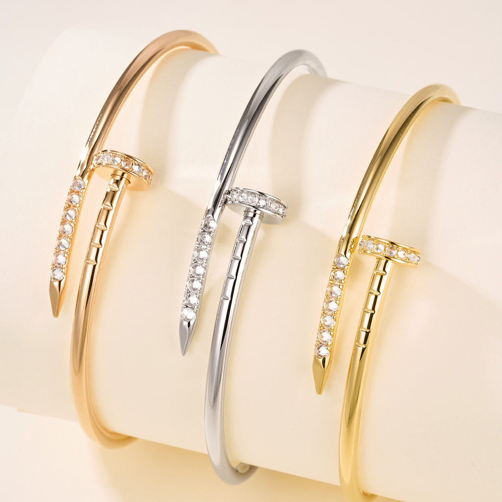 [⭐Shinejoy]JUSTE BRACELET 2.5MM DIAMONDS