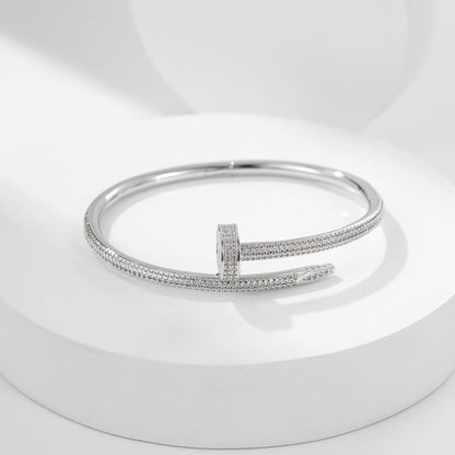 [⭐Shinejoy]JUSTE BRACELET 3.5MM ALL DIAMONDS