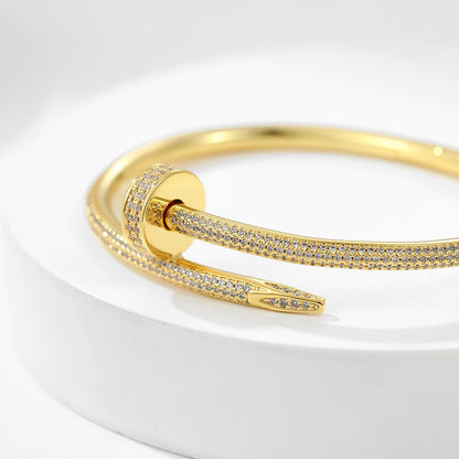 [⭐Shinejoy]JUSTE BRACELET 3.5MM ALL DIAMONDS